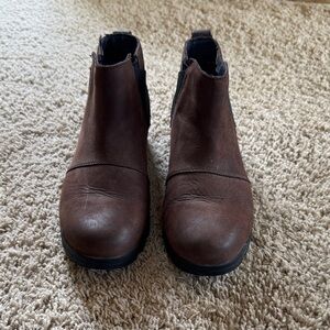 Sorel Brown Ankle Boots